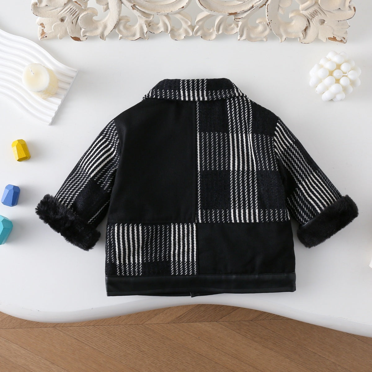 Children&#39;s clothing boys&#39; jackets plus velvet and thickened autumn and winter new cool and stylish children&#39;s winter casual jackets