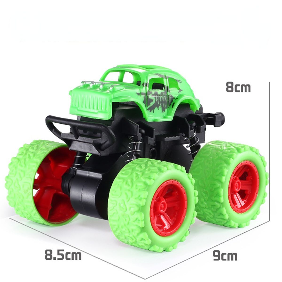 Inertia off-road toy car