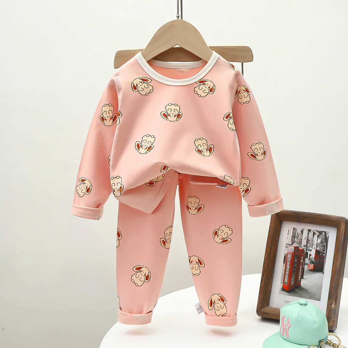 Lycra cotton baby underwear home clothes girls suit