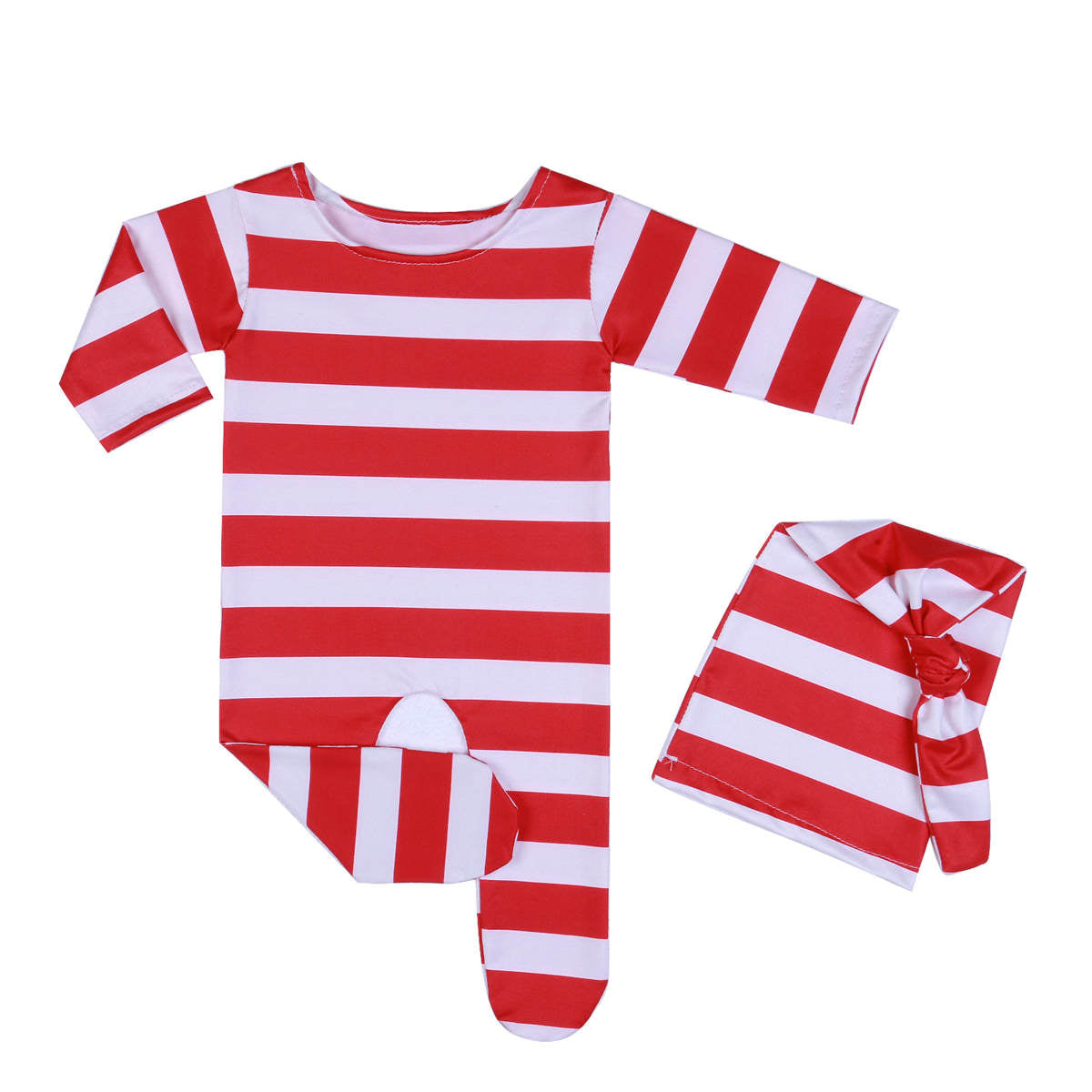 Baby red romper photography suit