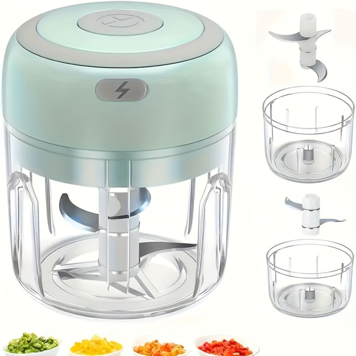 Household multifunctional electric garlic paste machine