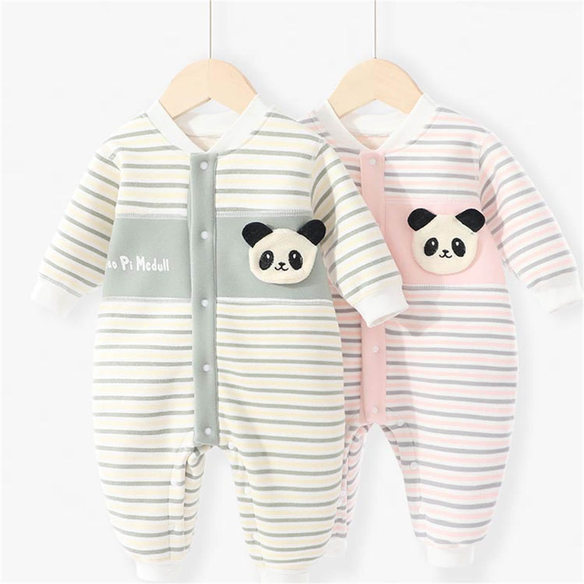 Baby autumn and winter thick super cute outdoor clothes