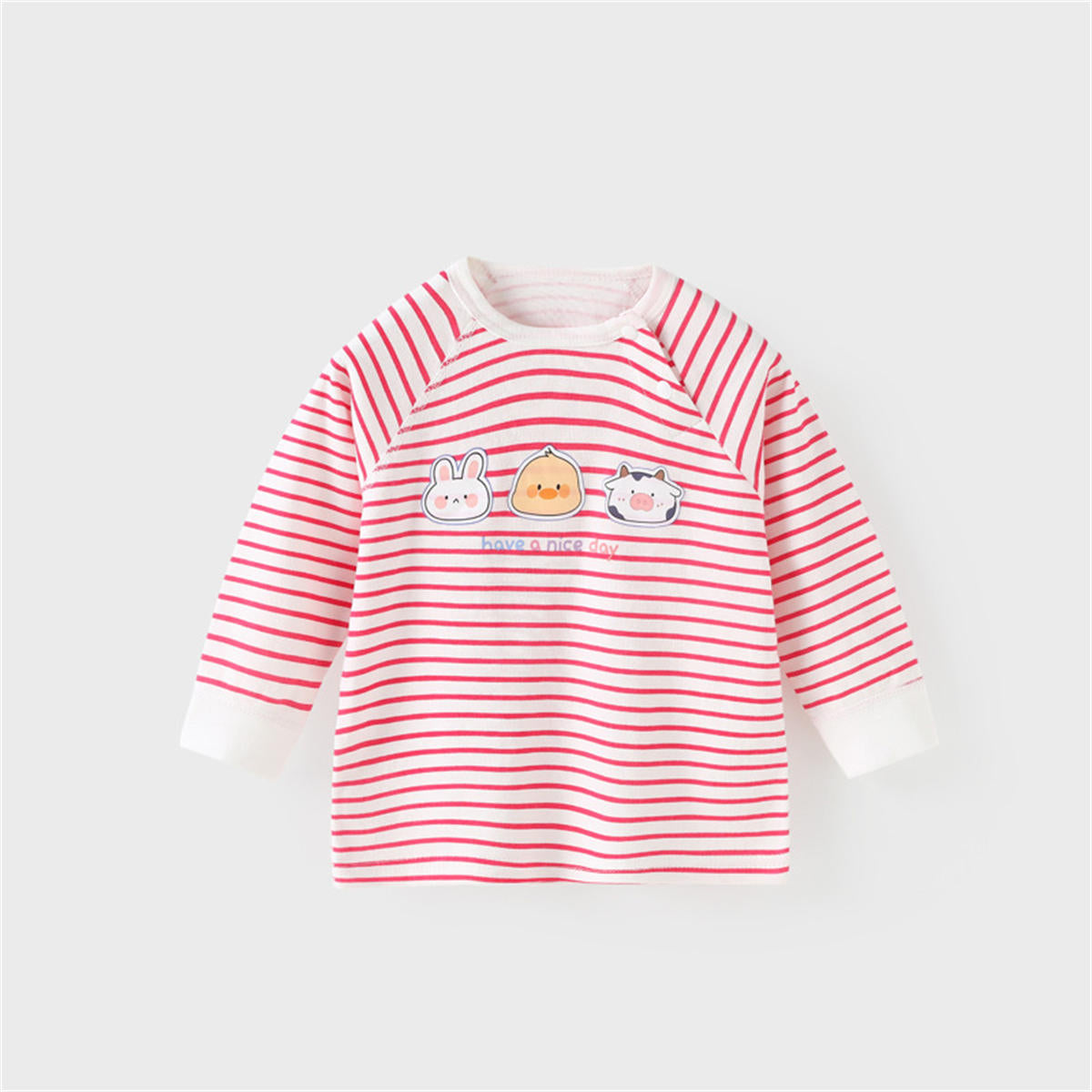 Baby baby spring and fall cotton bottoming shirt long-sleeved T-shirt