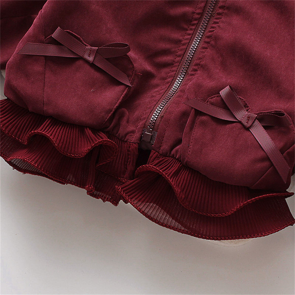 Girls' zip-up jacket