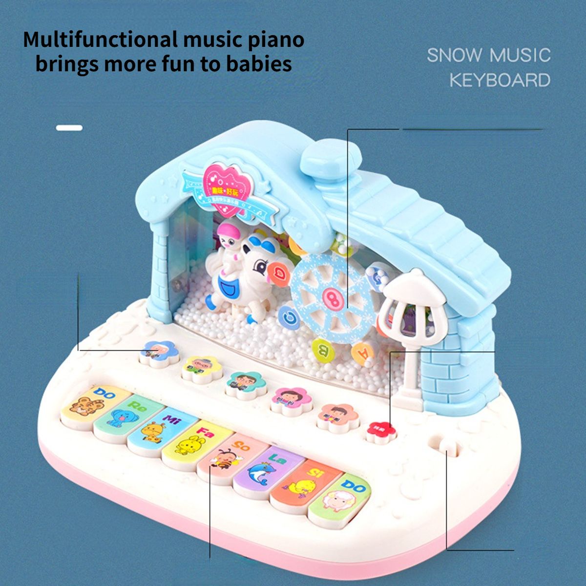 Children's electronic piano music early education toys