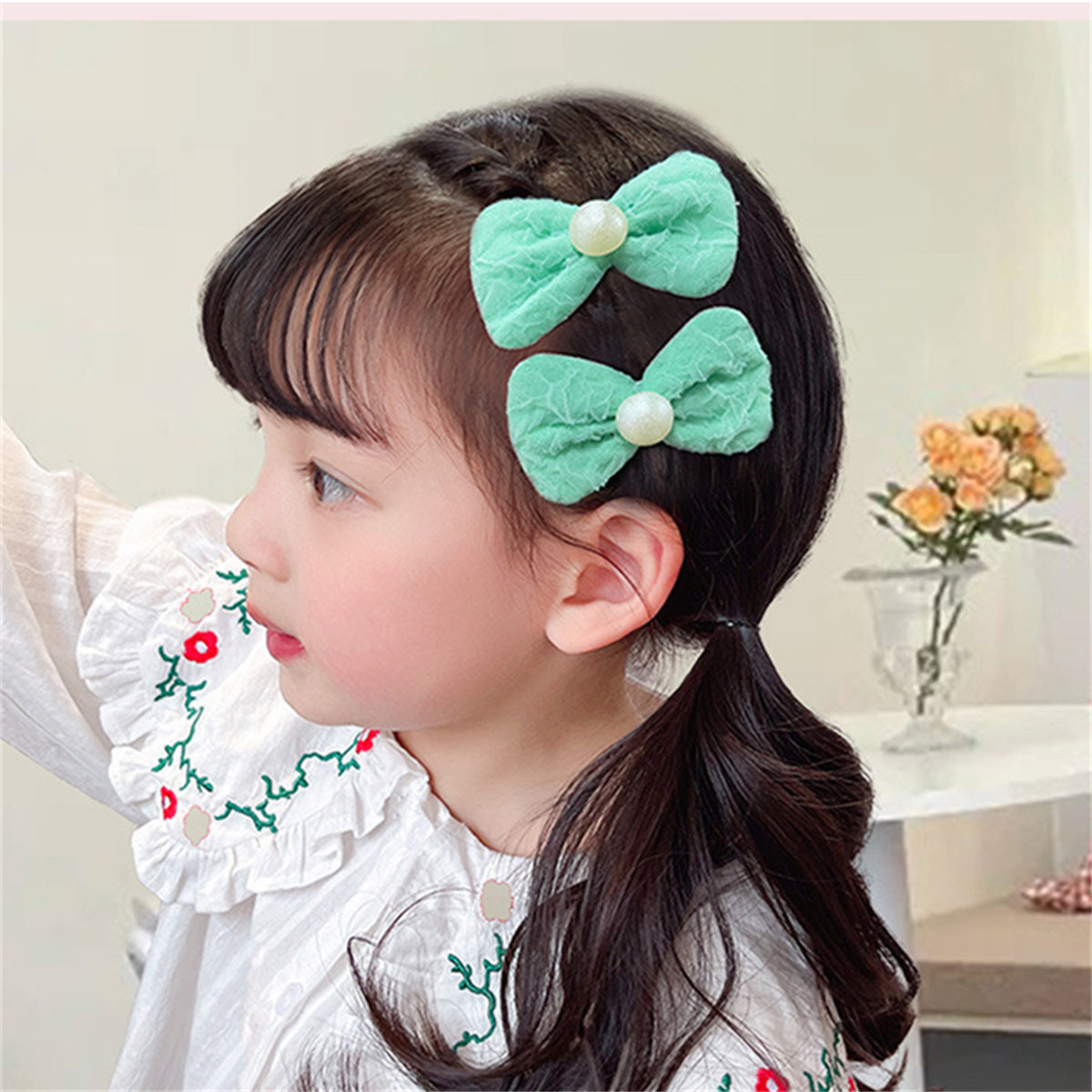 Children's hairpin cute baby princess hairpin headdress bow hairpin