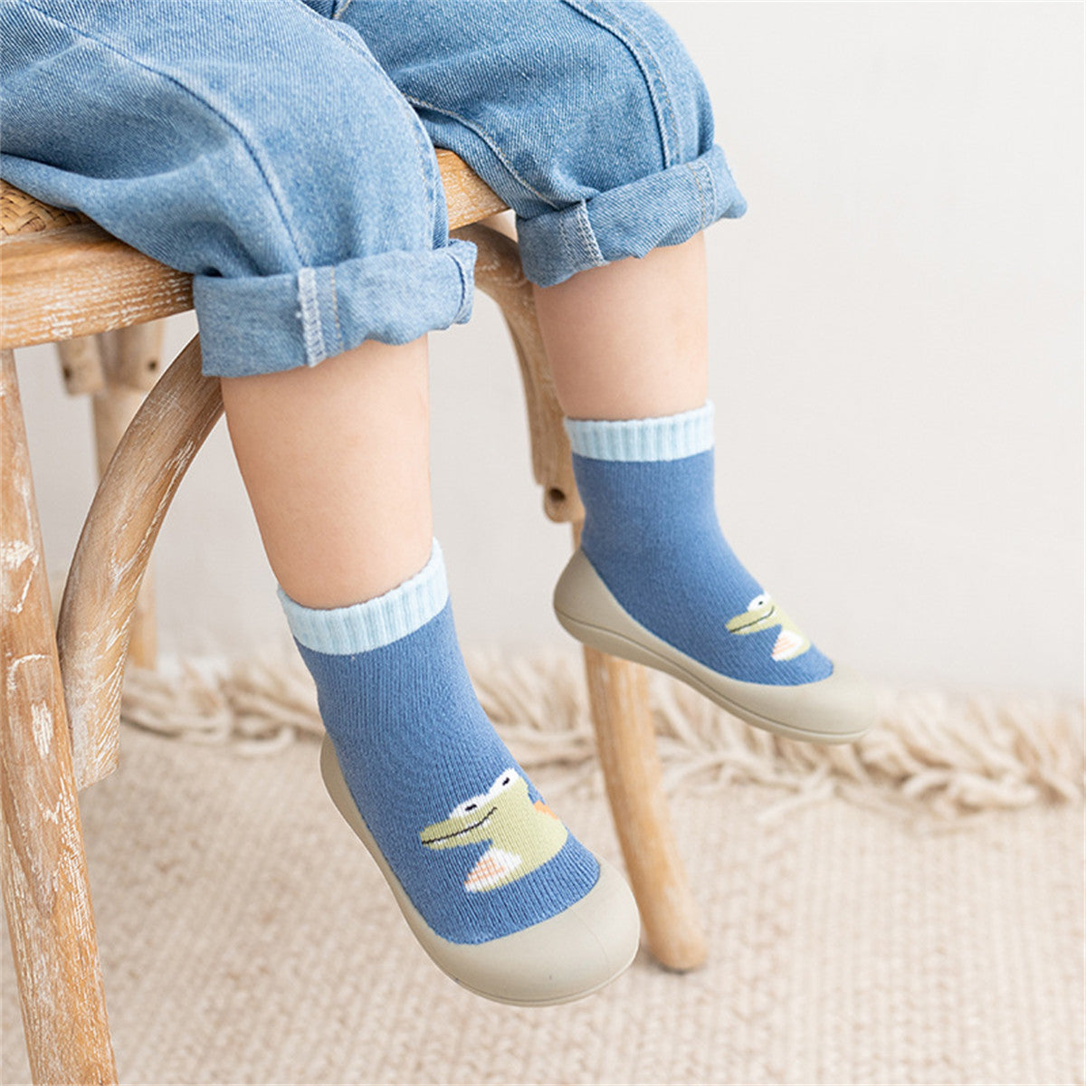 Children's dinosaur pattern toddler shoes