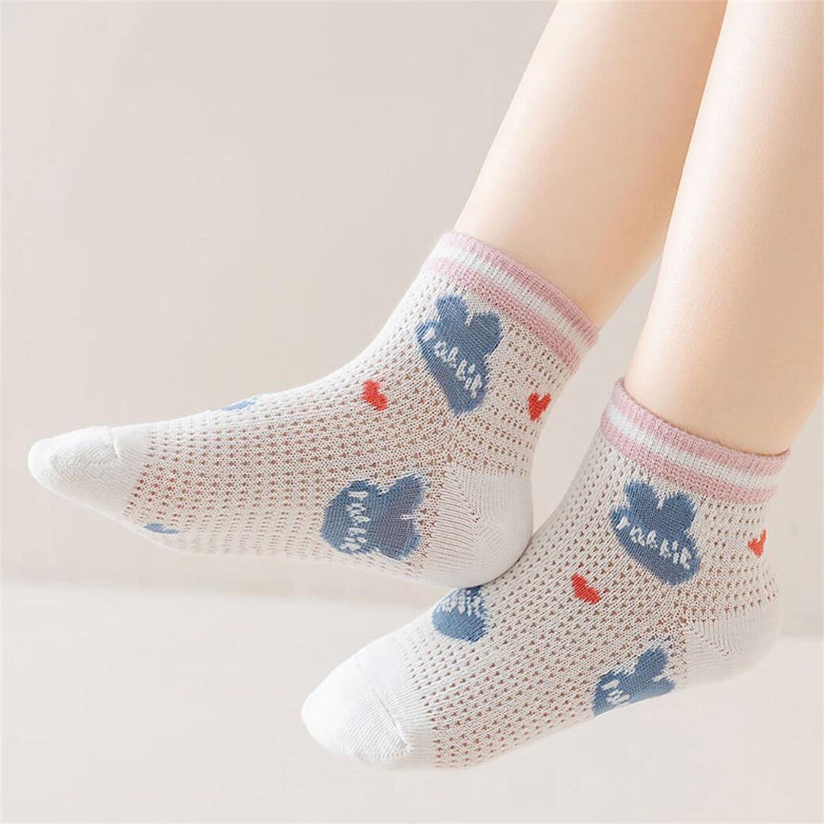 Children's 5-pack bunny socks