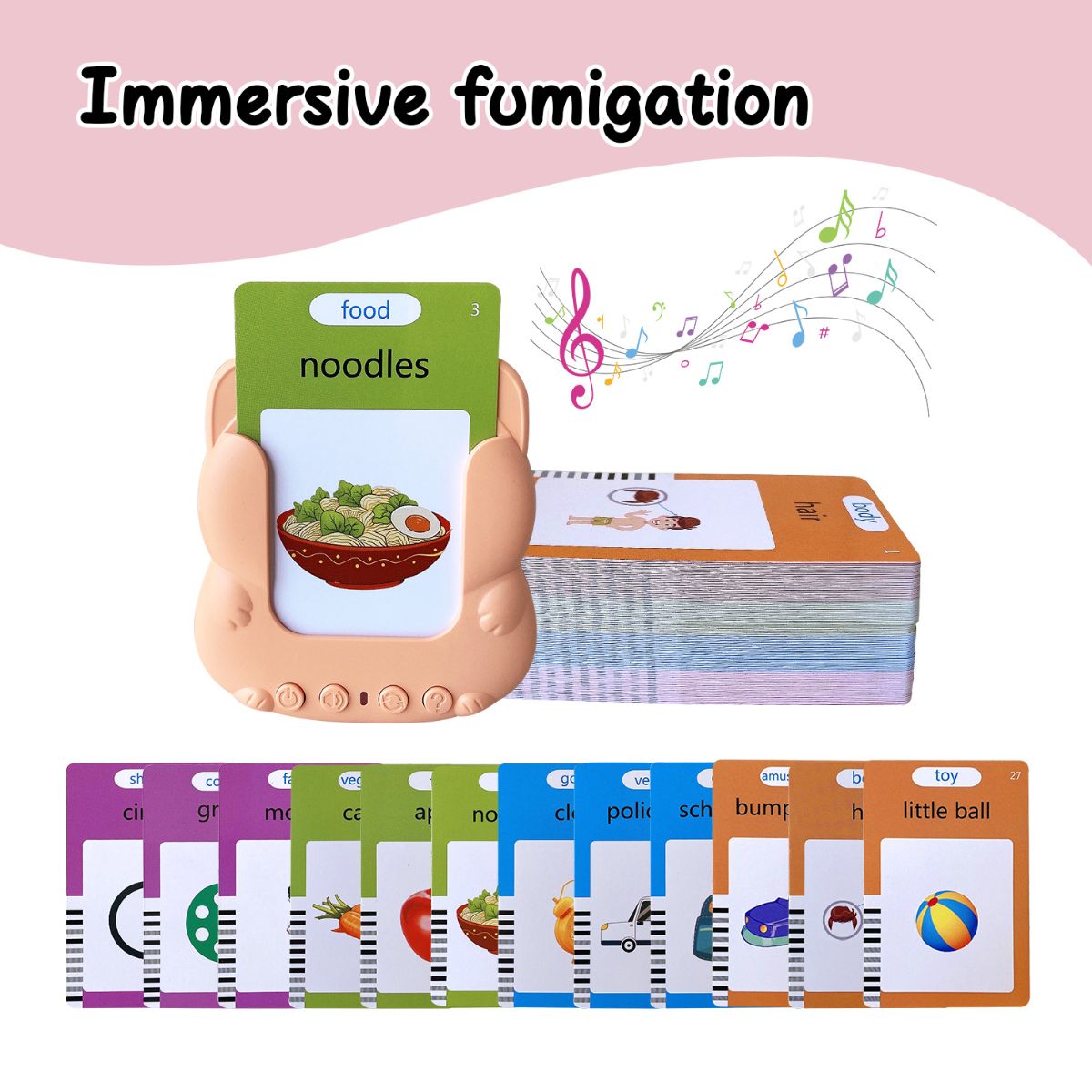 English Flash Cards Children's Educational Flash Card Machine Early Education Card Machine