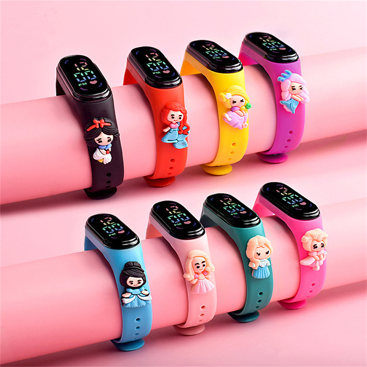 Children's Anime Princess LED Doll Watch