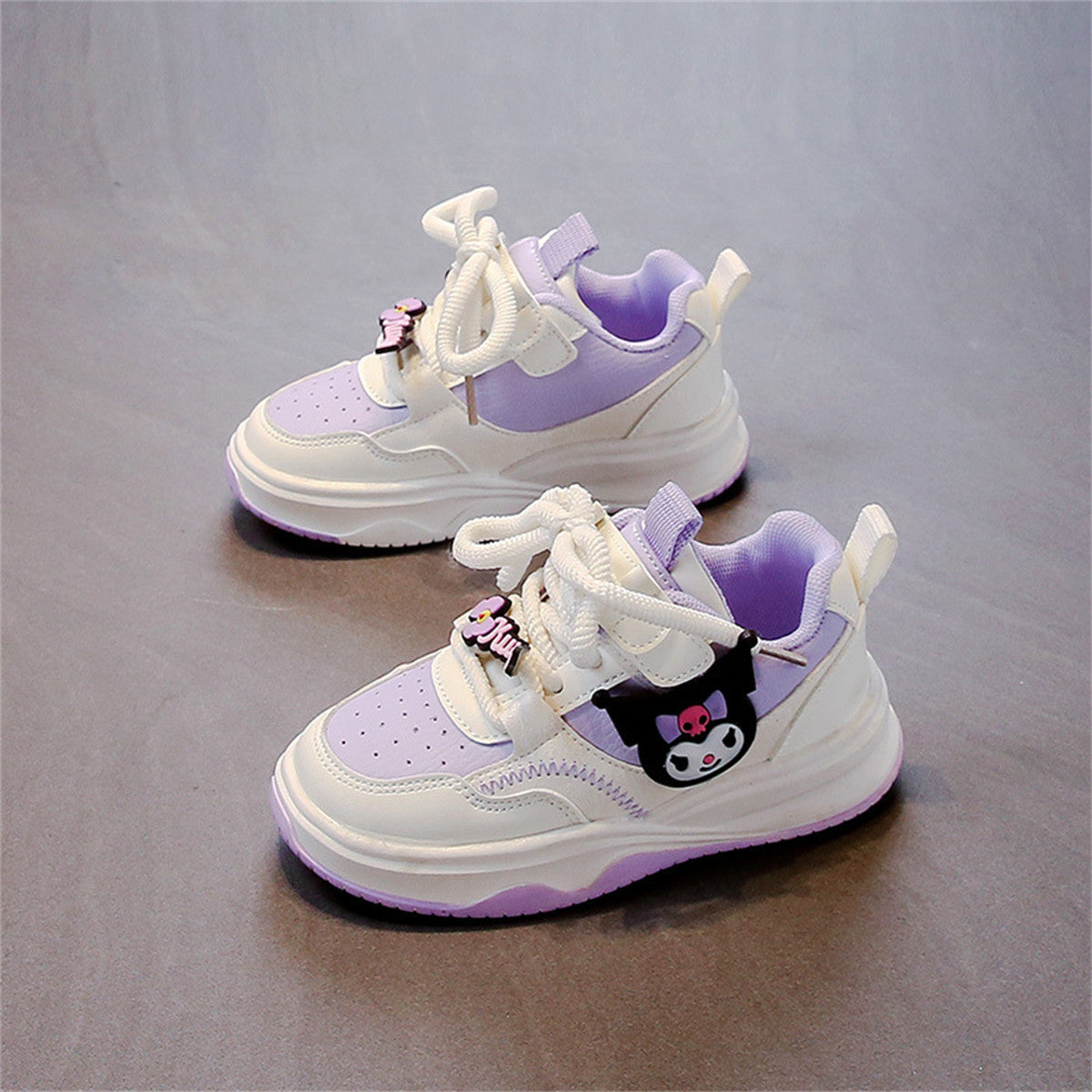 Sanrio pattern casual style comfortable soft sole breathable sports shoes for medium and large children and girls