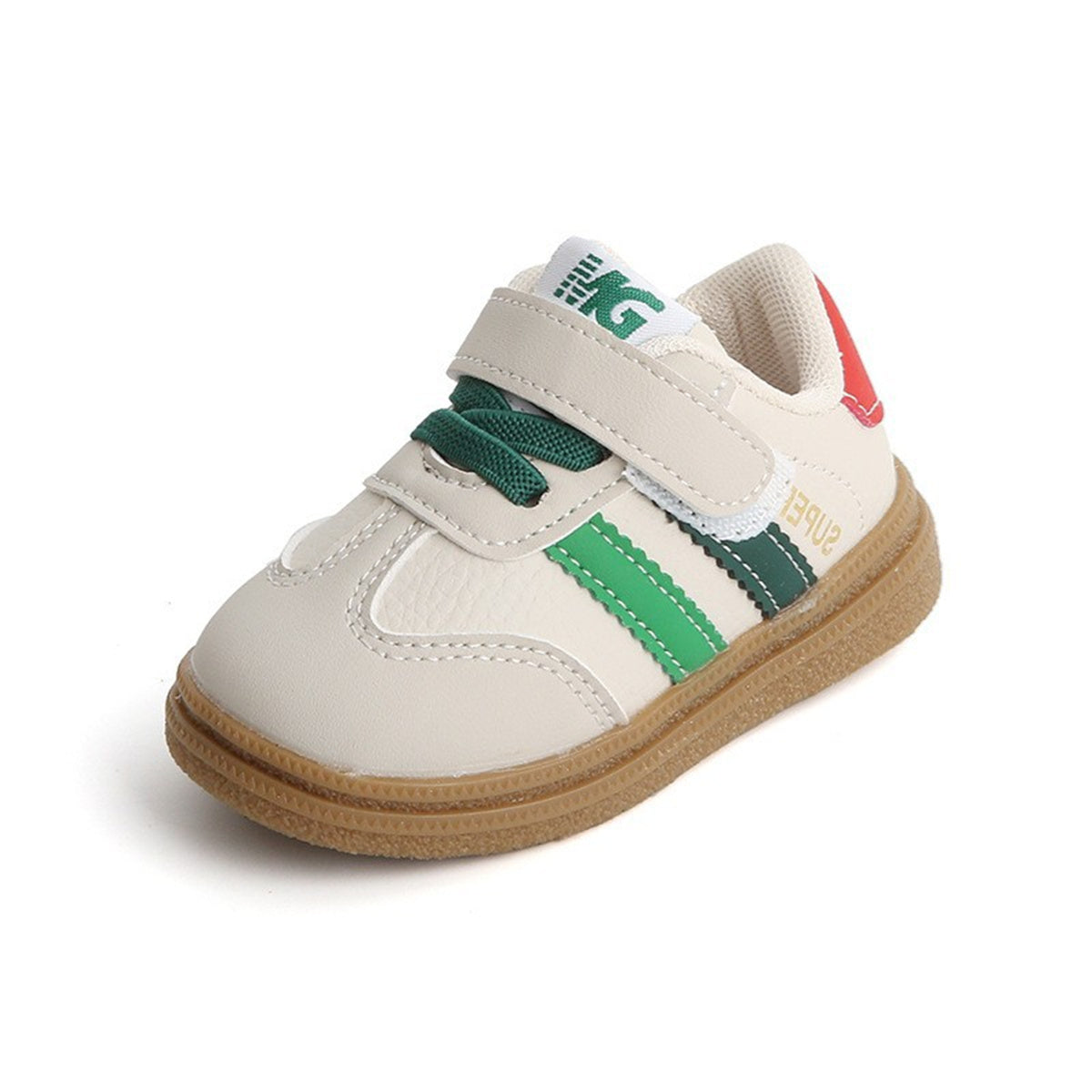 Spring and autumn casual horizontal bar style for toddlers with Velcro, soft and non-stuffy shoes