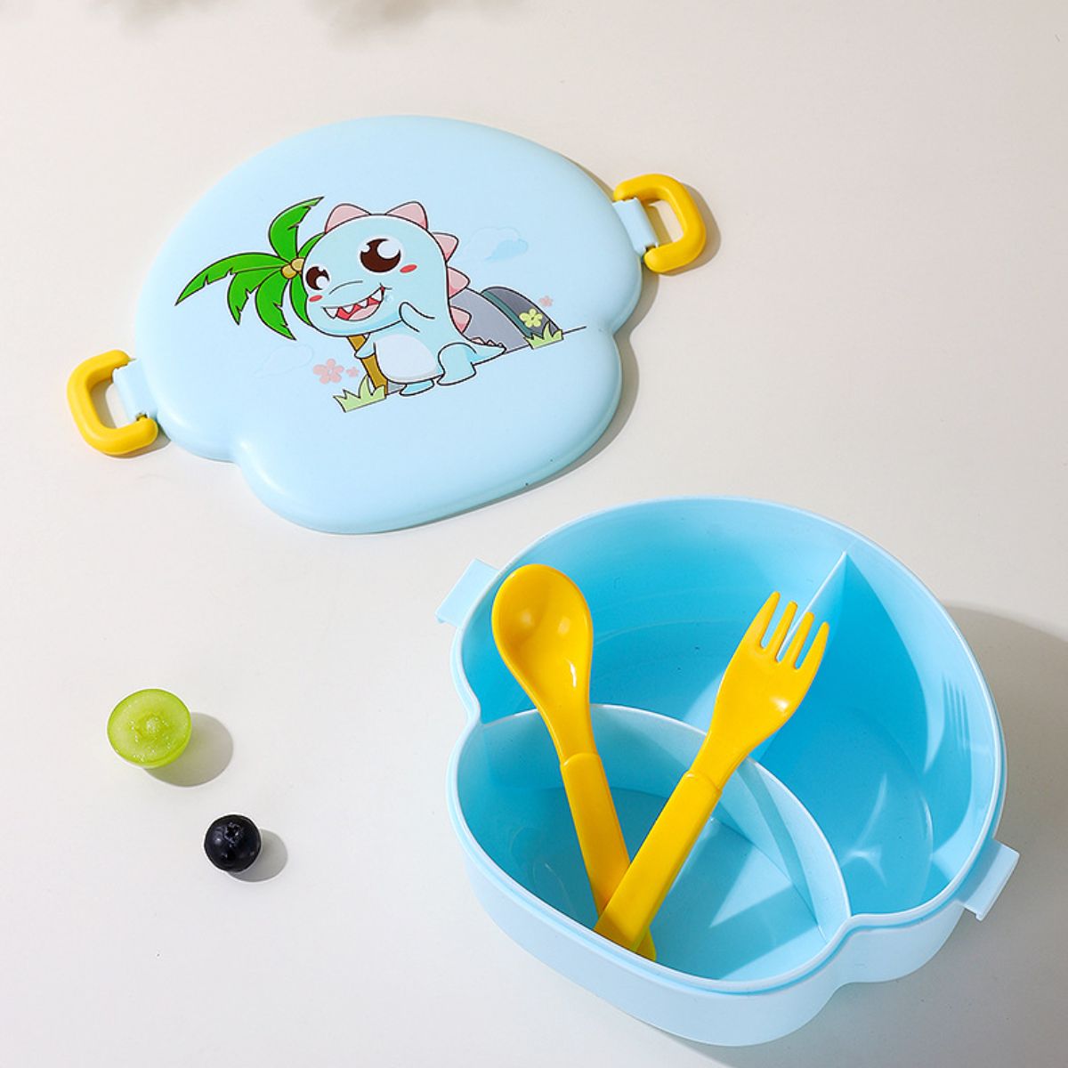 Food grade baby food lunch box children's cartoon lunch box