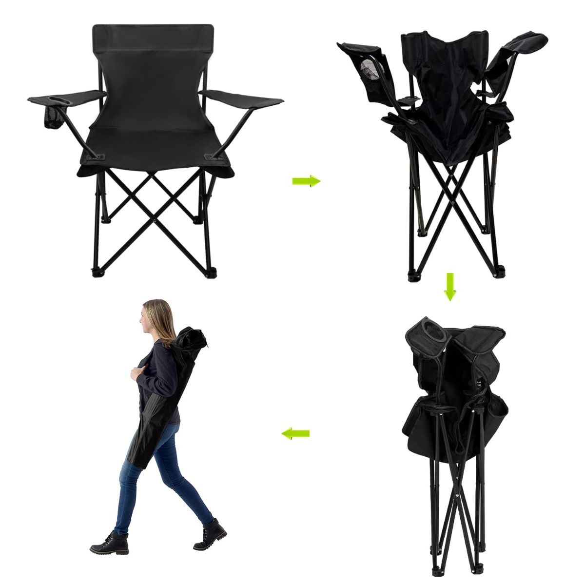 Outdoor folding chairs Camping backrest Portable tables and chairs Camping chairs Fishing folding chairs Armrests Beach chairs