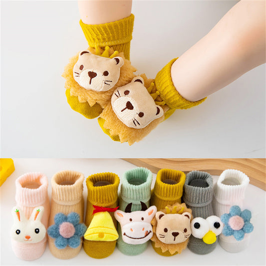 Children's Animal Doll Non-Slip Floor Socks