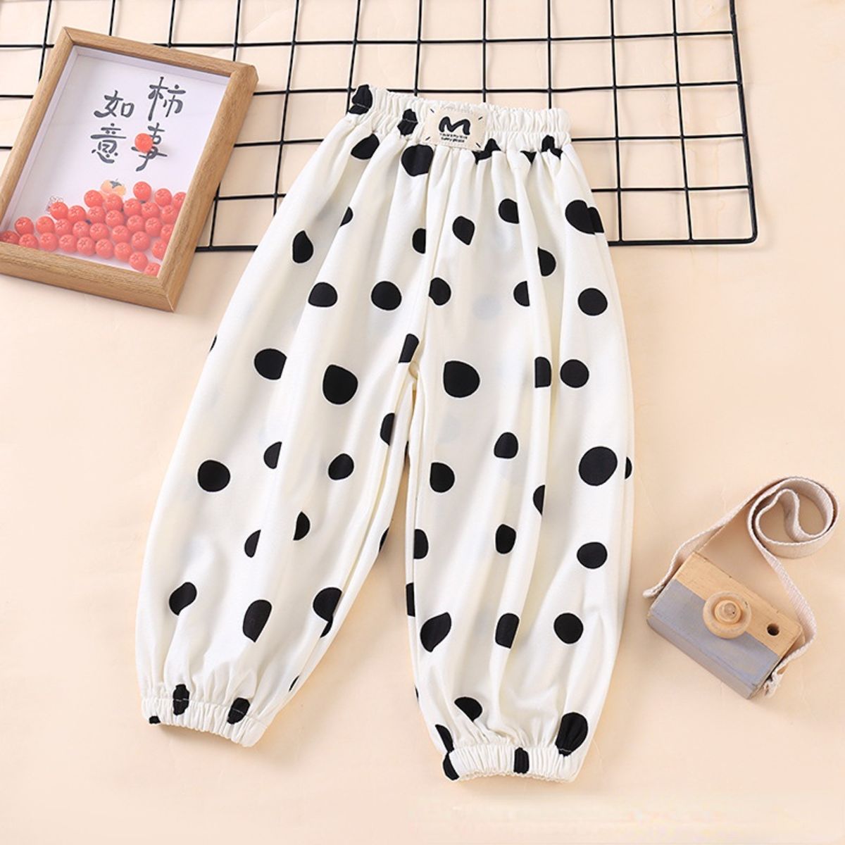 New style children's pants for spring and summer, children's single pants, outerwear pants, girls' pants, boys' pants, baby loose and thin bloomers