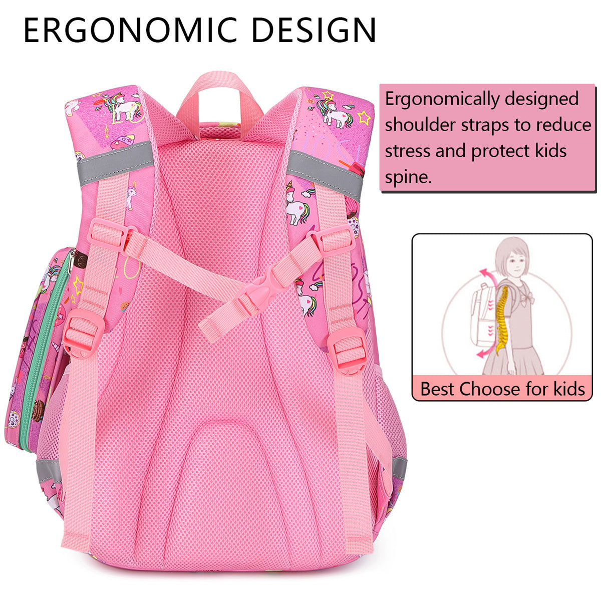 Elementary School Children's Schoolbag Three Sets of Dinosaur Schoolbag Spine Protection Decompression