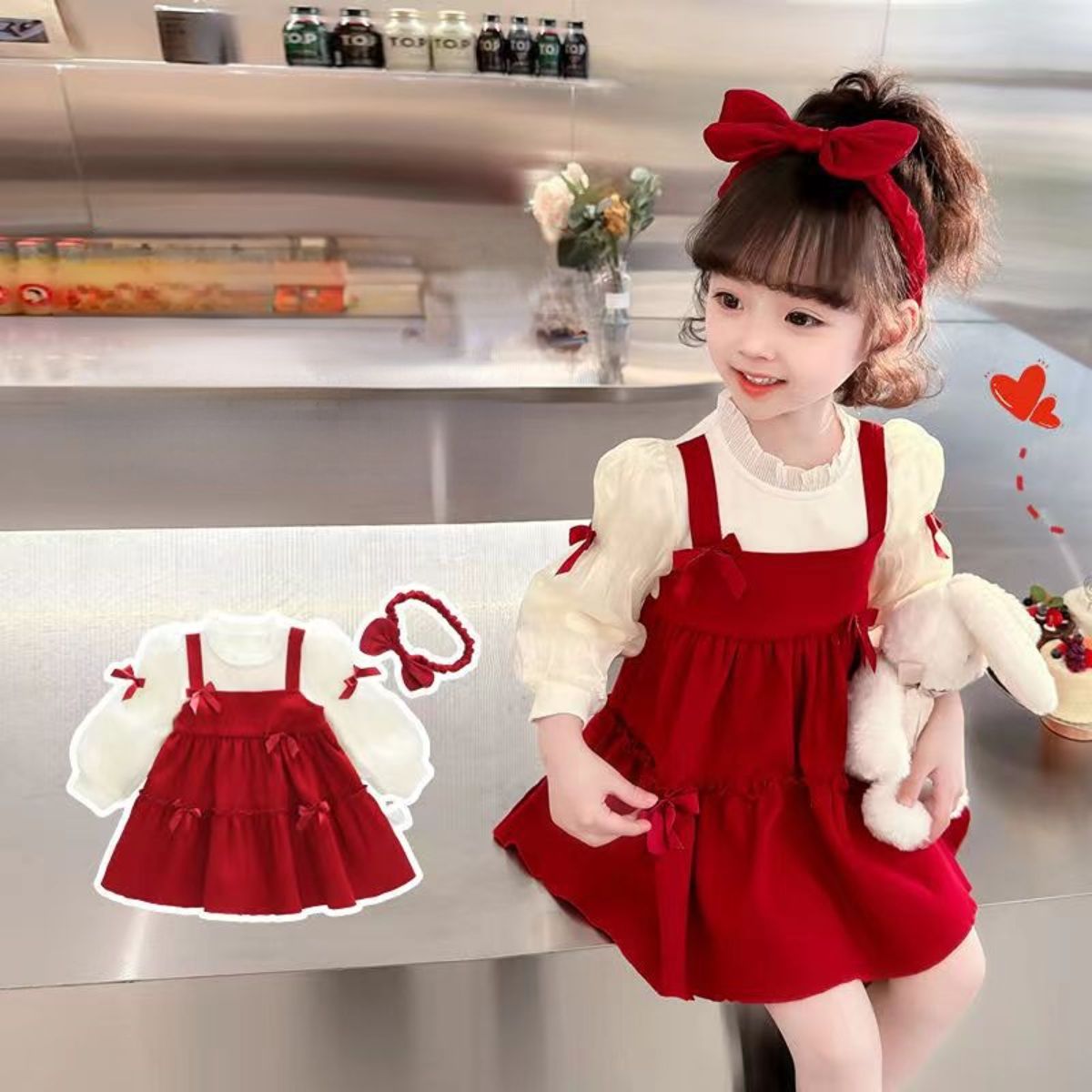 New autumn girls princess dress