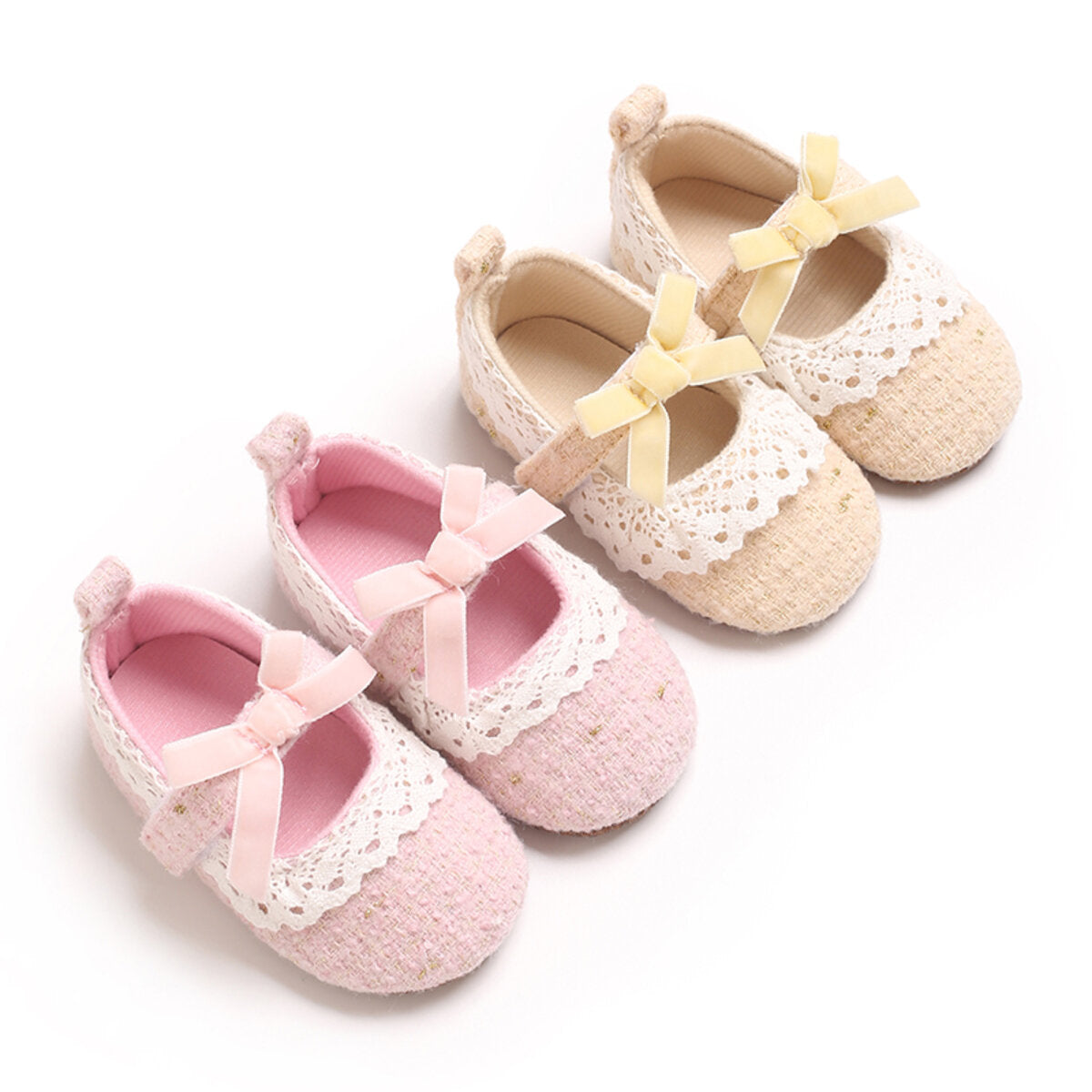 Baby soft sole princess shoes