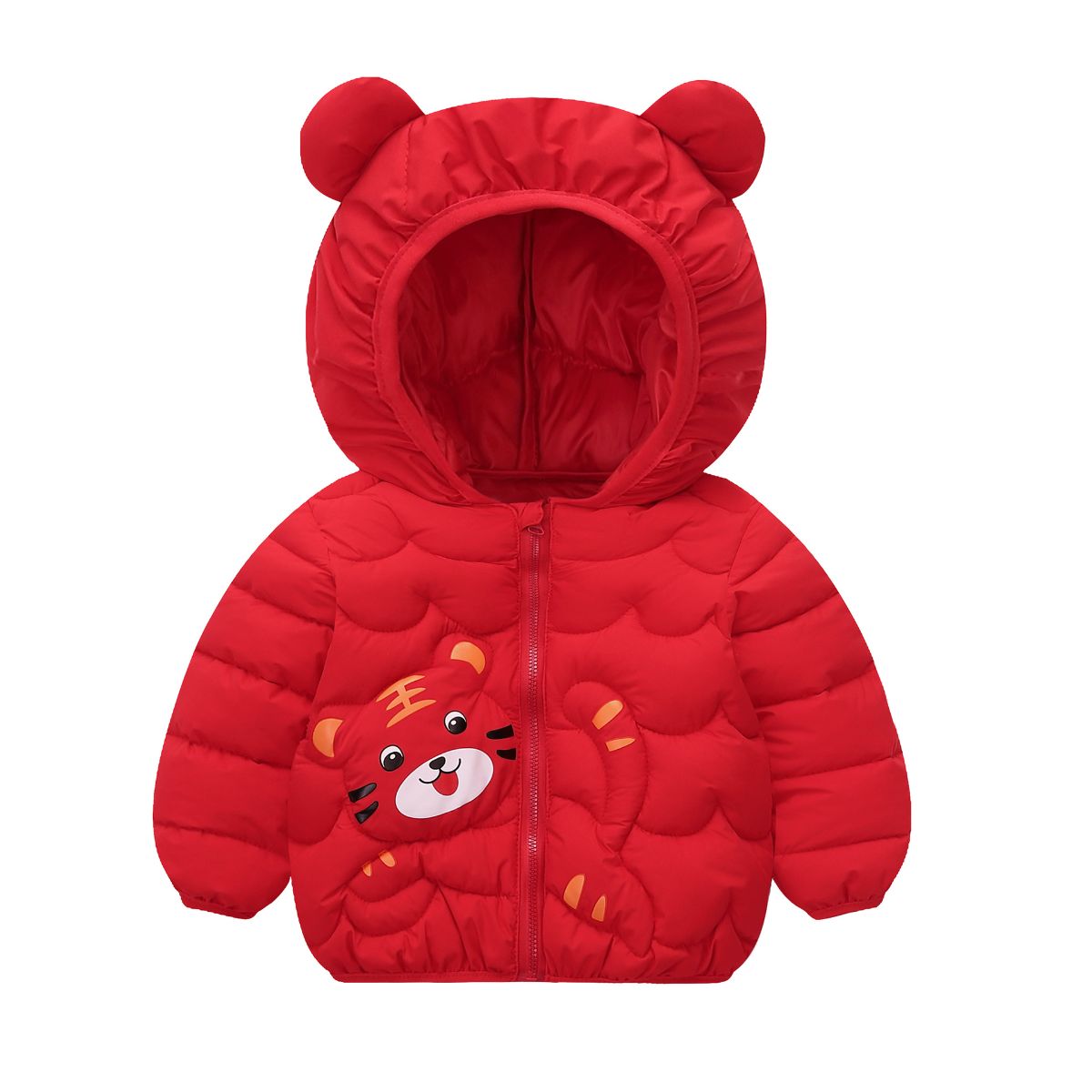 Children's cartoon down cotton jacket for boys and girls