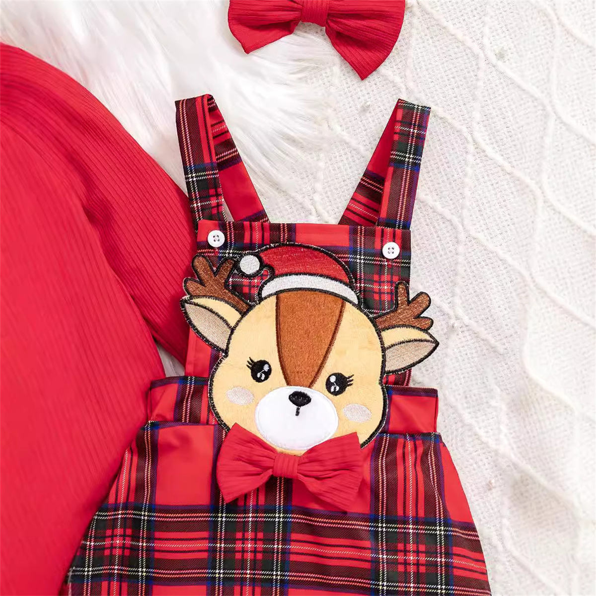 Baby girl clothes Christmas style baby clothes dress suit