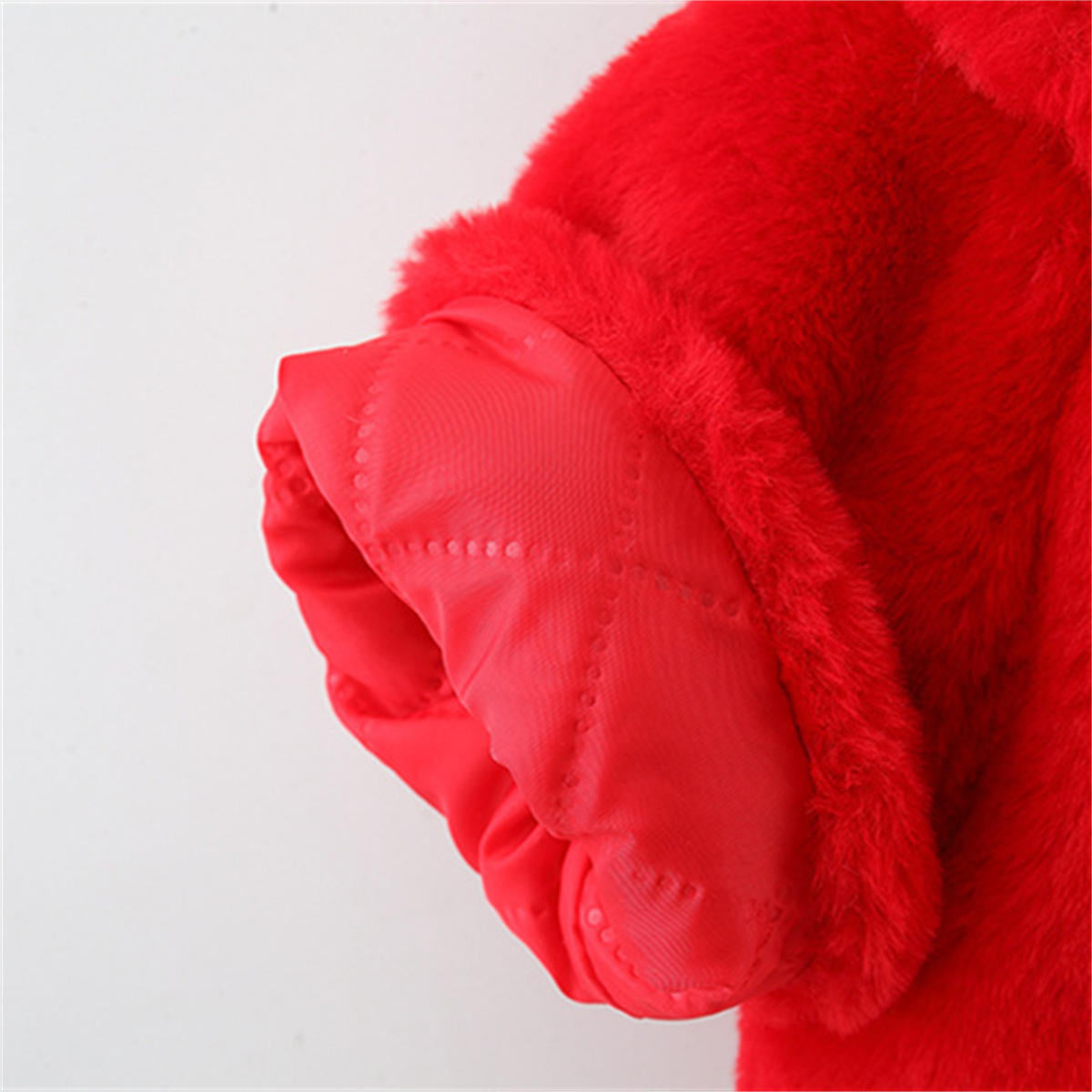 Baby girl autumn and winter thick strawberry cape