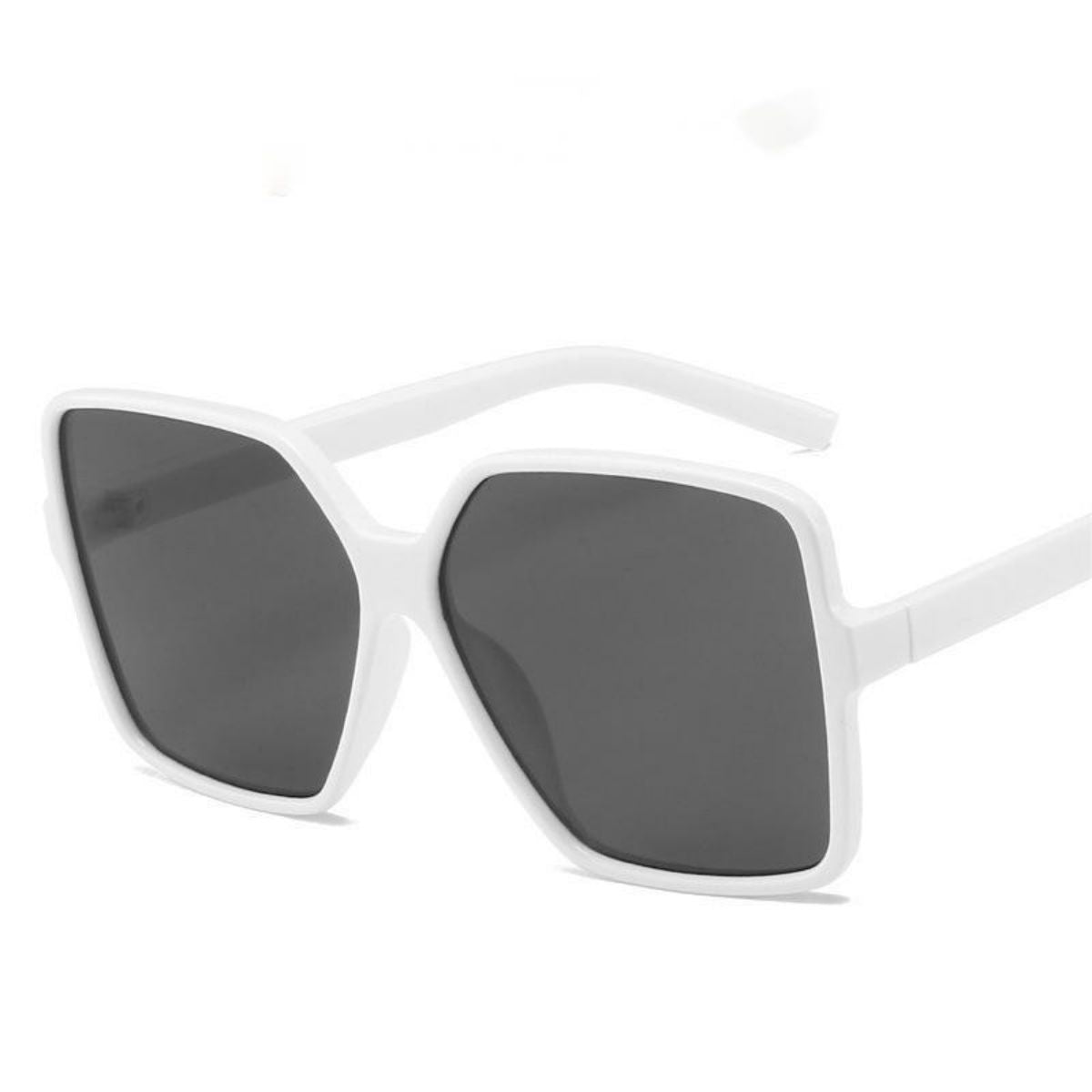 New trend ins large frame sunglasses men's square frame retro glasses metal hinge sunglasses women