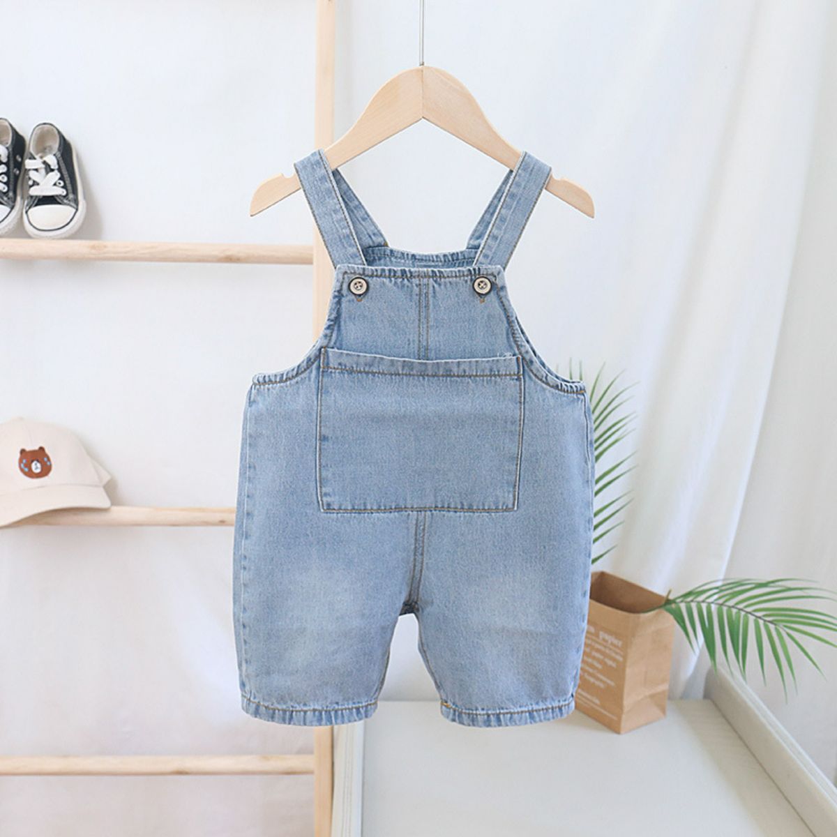 Children's suits boys and girls simple letter overalls two-piece suits summer clothes fashionable trend baby