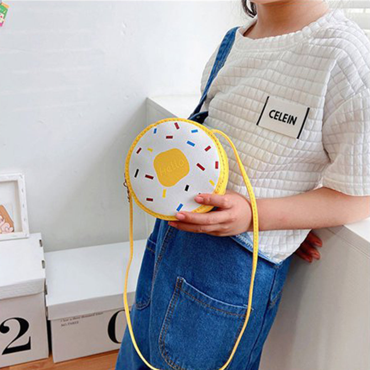 Children's Donut Shoulder Crossbody Bag