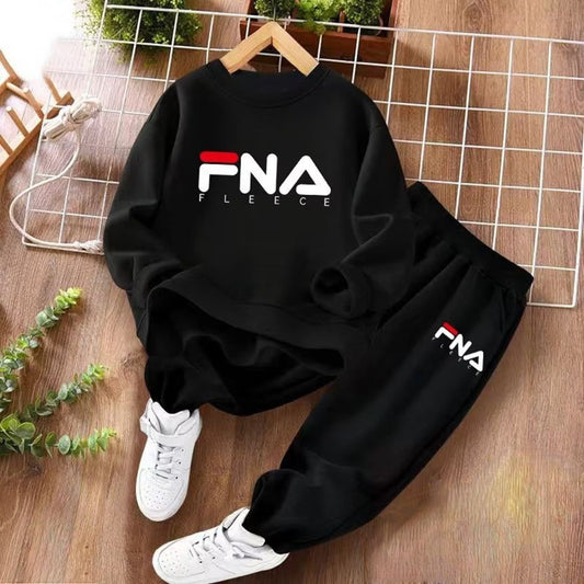 Boys suit autumn new casual sweater two-piece suit middle and large boy handsome children autumn sports