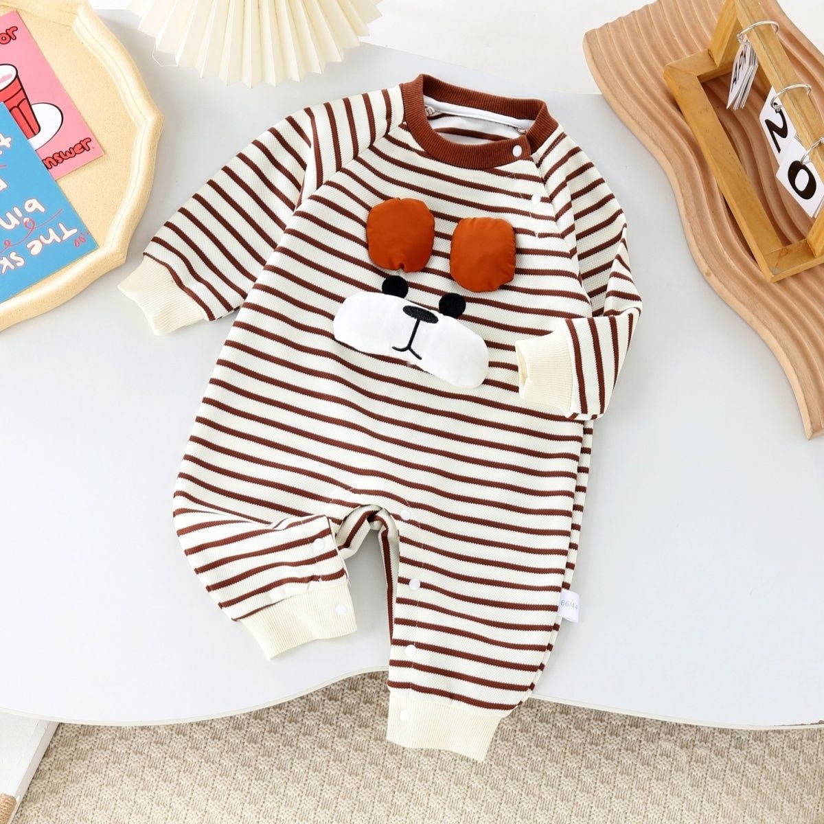 Baby spring and autumn cartoon long sleeve romper