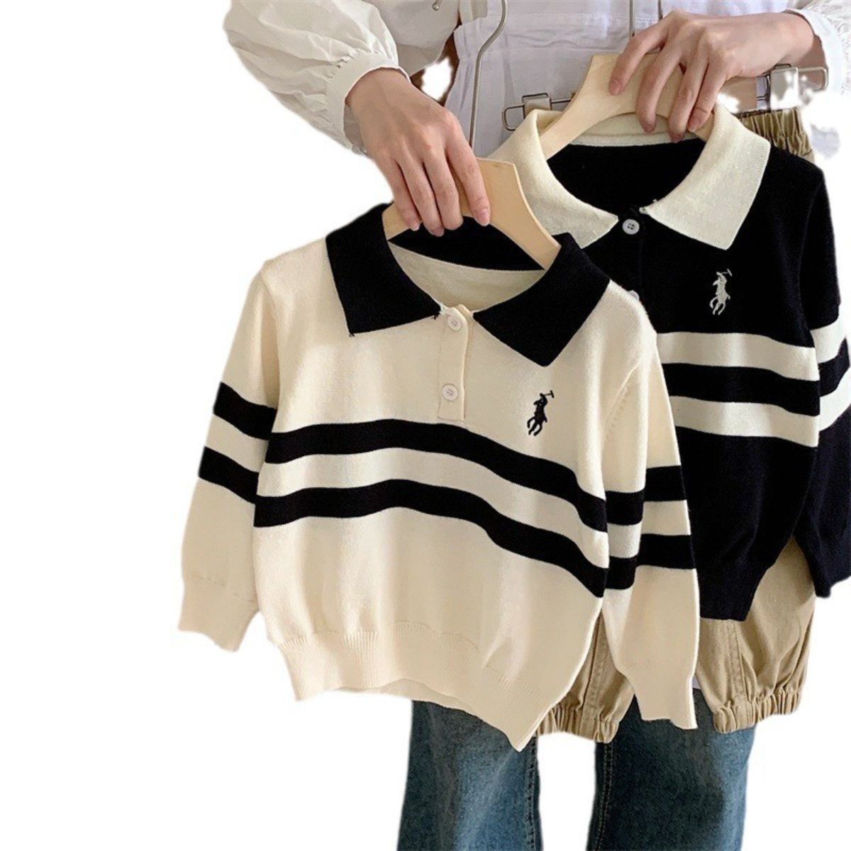 Boys Lapel Sweater