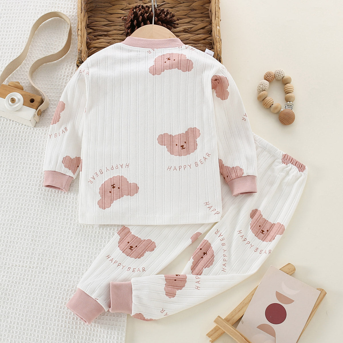 Girls cute pure cotton home wear set