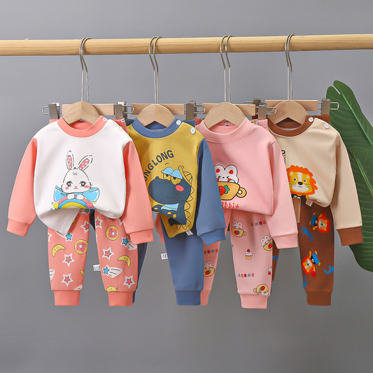 Cute bunny girl pure cotton soft home wear set