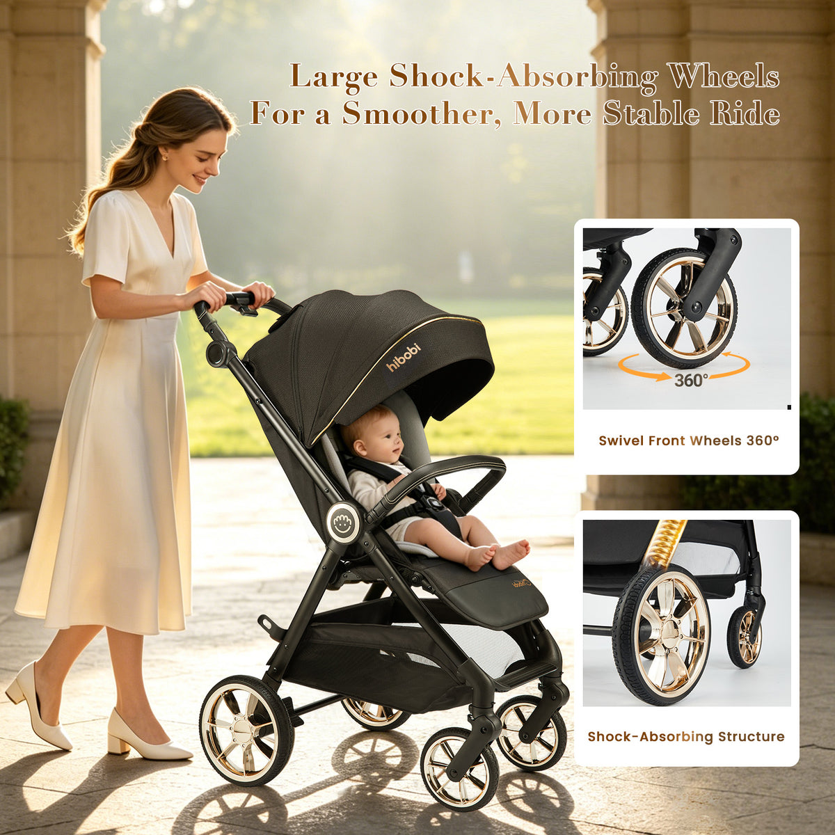 Hibobi Strato™ Large-Space Landscape Stroller