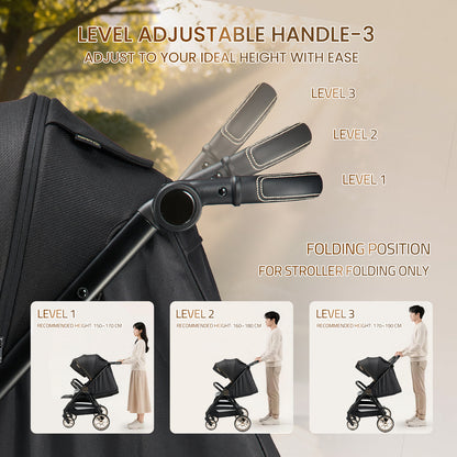 Hibobi Strato™ Large-Space Landscape Stroller