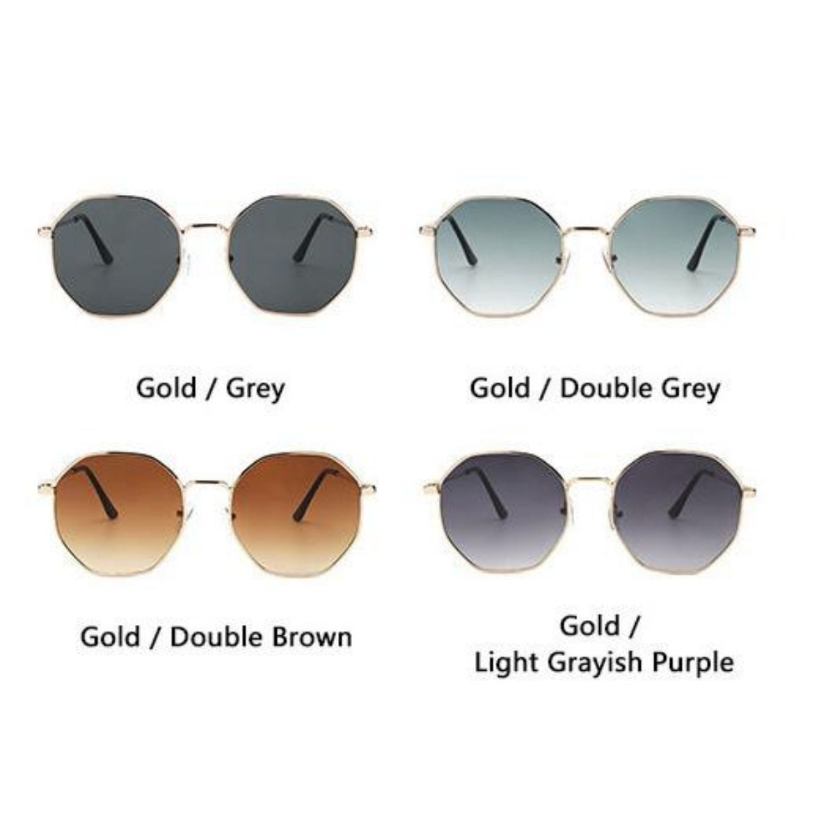 New style metal full frame sunglasses women's fashion European and American sunglasses men's fashion trend retro large frame glasses