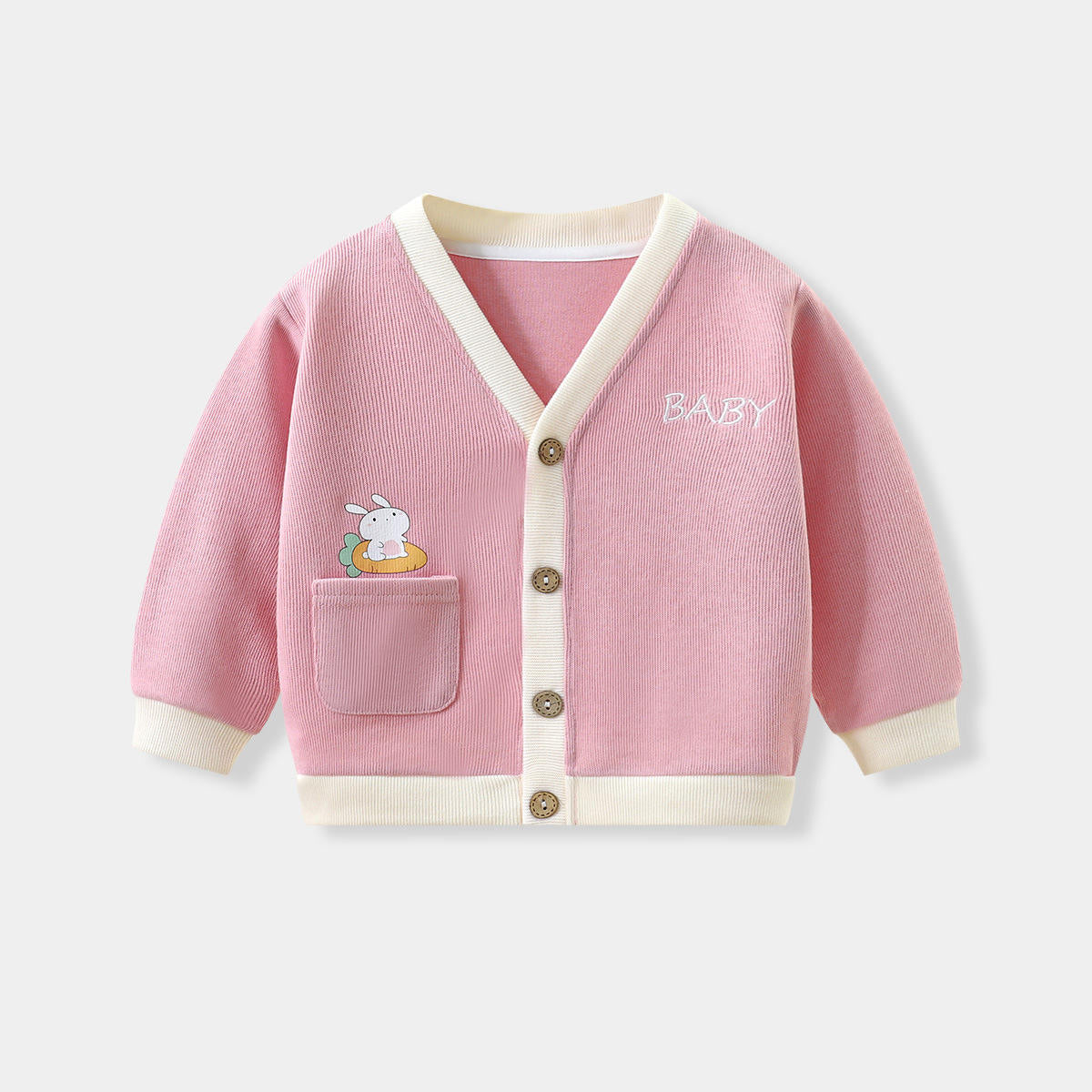 Children's knitted cardigan fall jacket