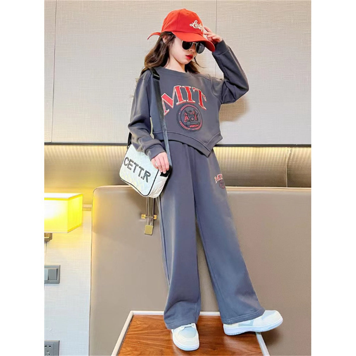 Girls Sports Children's Casual Sports All-match Suit