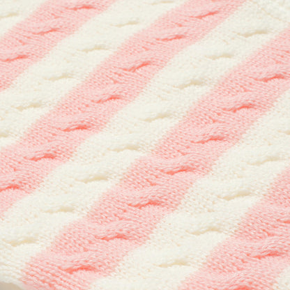 Baby striped velvet throw baby blanket