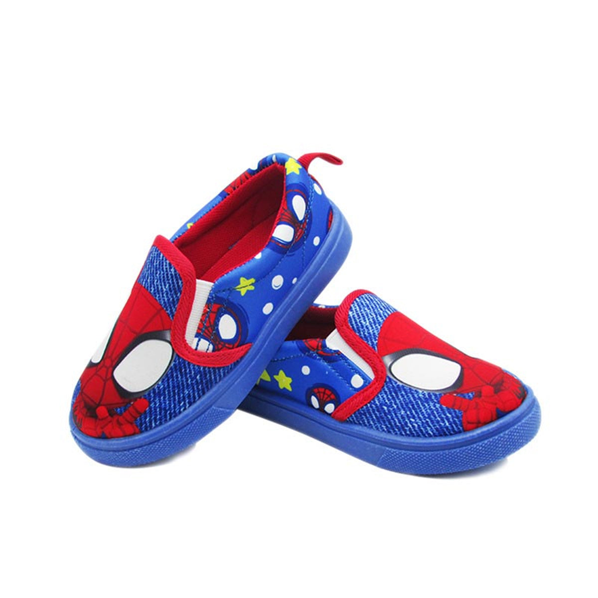 Spider-Man pattern casual low-top canvas shoes for middle and older boys