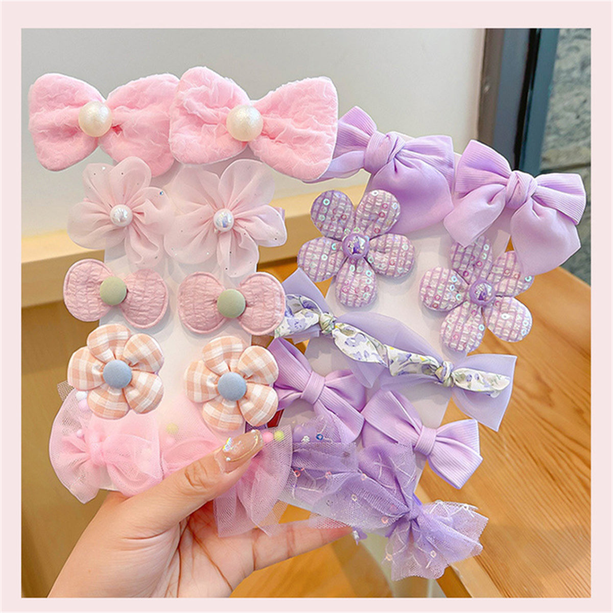 Children's hairpin cute baby princess hairpin headdress bow hairpin