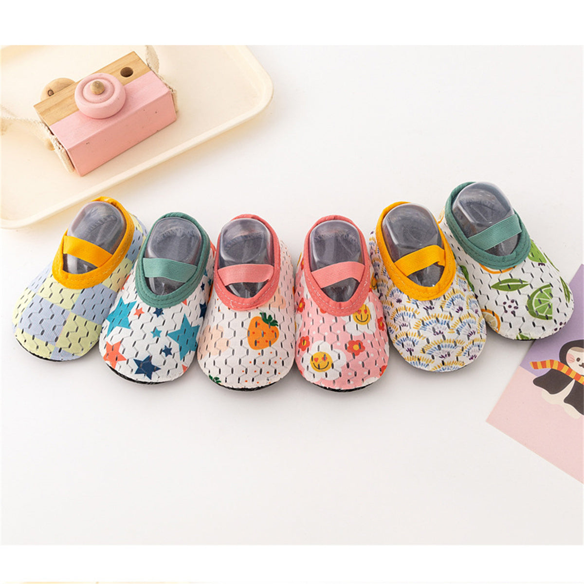 Baby and Toddler Anti-Slip Floor Socks with Exquisite Cartoon Patterns