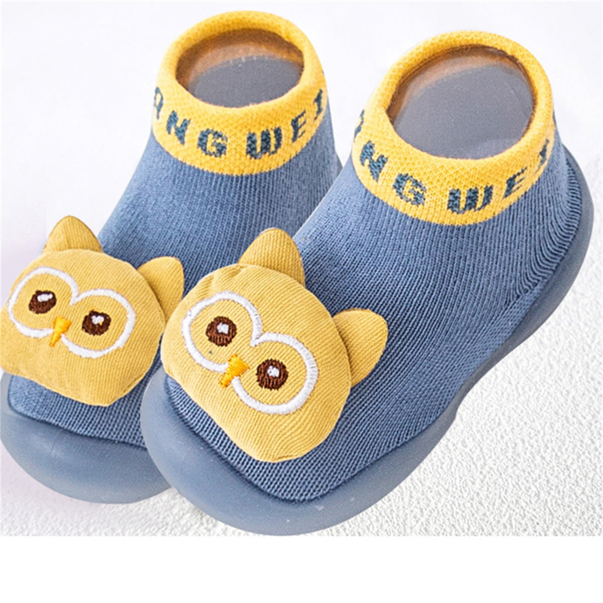 Kids Baby Boys and Girls Cute Pattern Knitted Non-slip Breathable Floor Socks Toddler Shoes