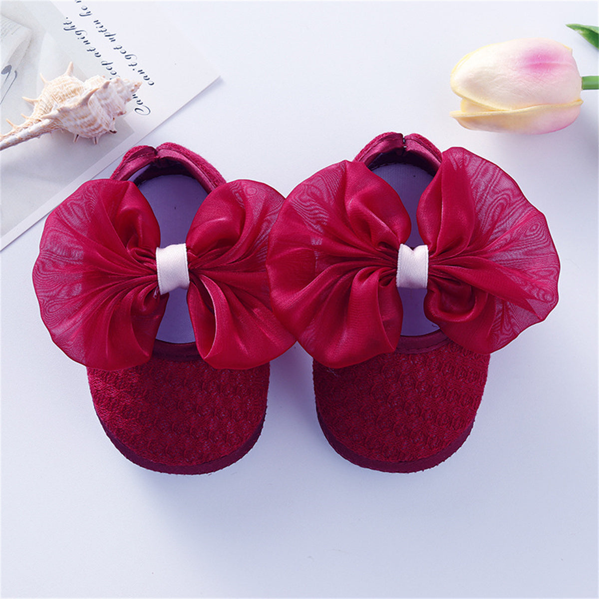 Baby Mesh Bow Princess Shoes