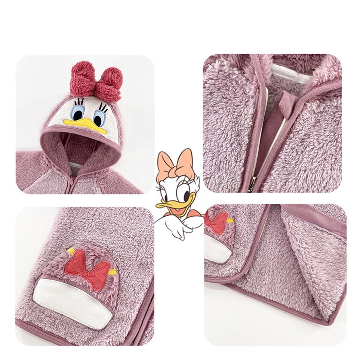 Boys and girls autumn and winter Donald Duck Mickey North American fleece jacket