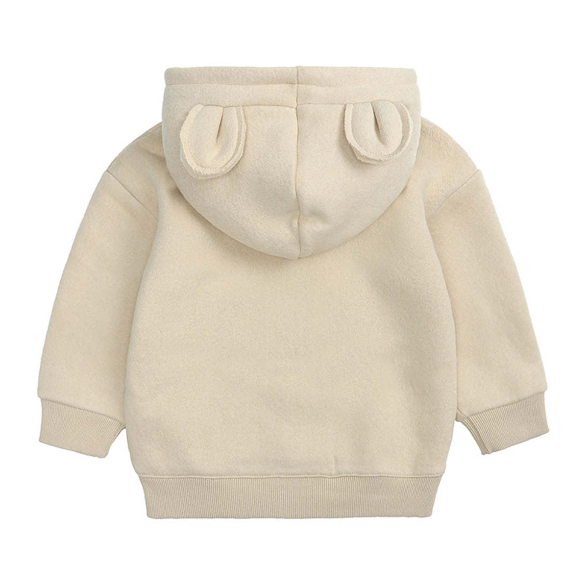 Children&#39;s spring, autumn and winter bear ears hooded fleece sweatshirt