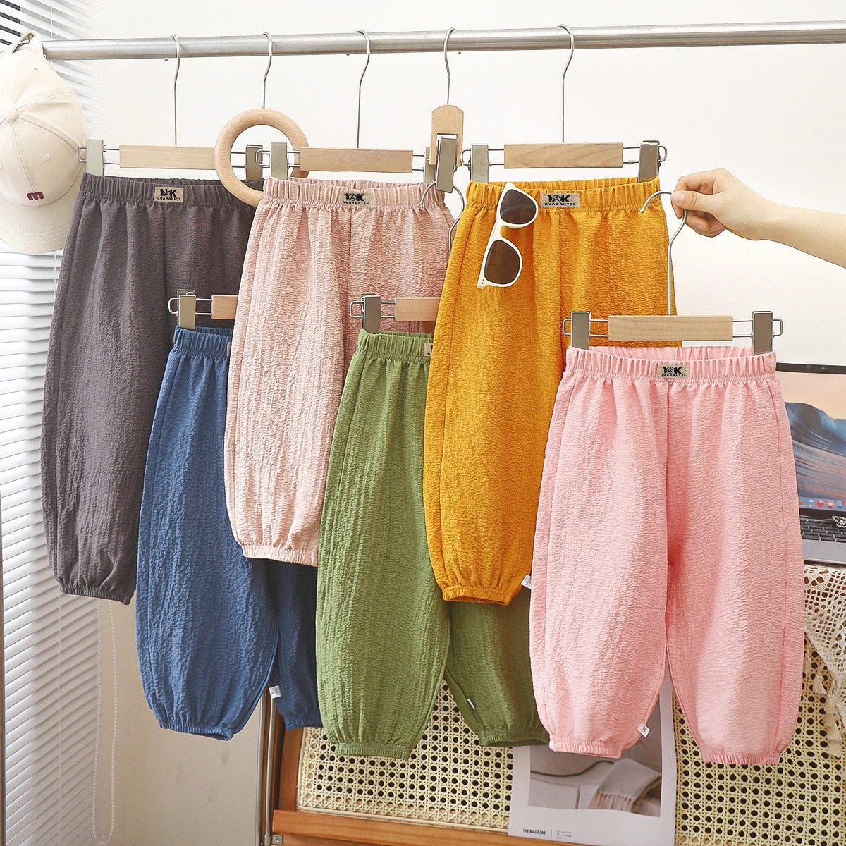 Children's summer pants boys comfortable bloomers children's fashion bloomers baby light anti-mosquito pants