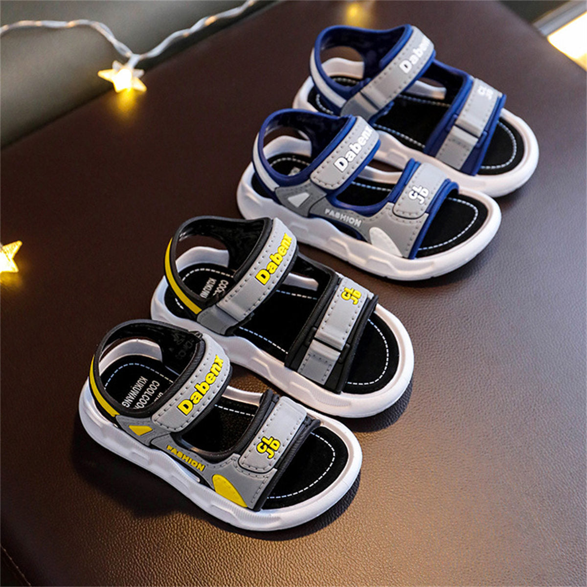 Children's casual Velcro soft-soled sandals