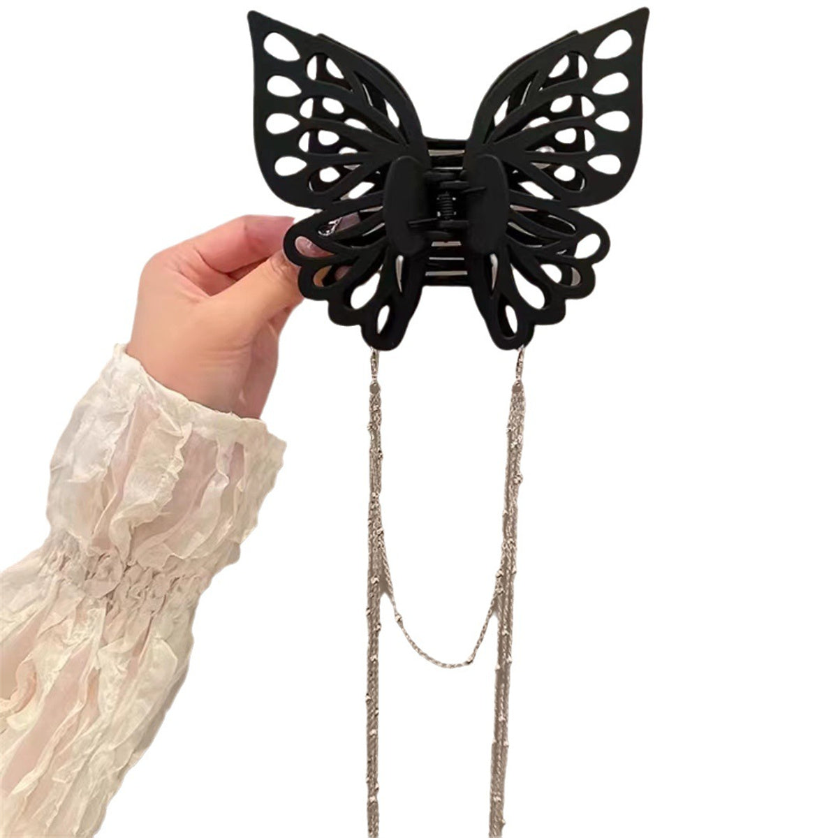 Children's three-dimensional bow tassel temperament style hairpin